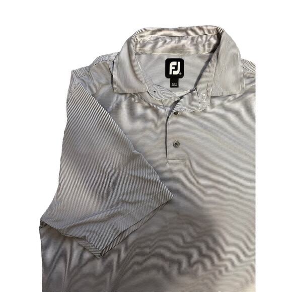 Footjoy Striped Polo - Men's M - Picture 1 of 3
